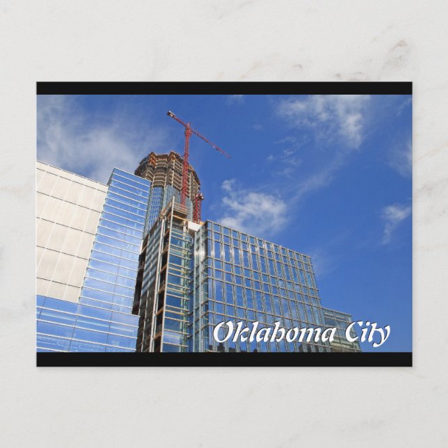 Postale Oklahoma City, Devon Tower Construction Carte post (Devant)