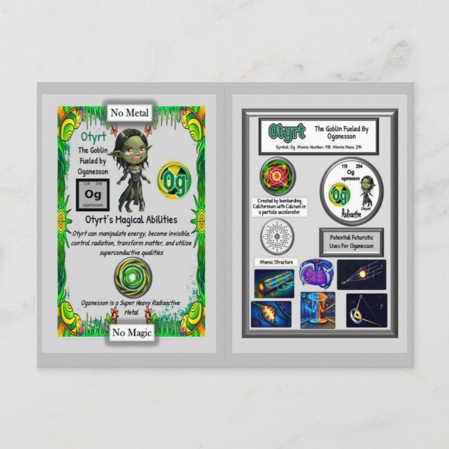 Postale Otyrt Présente la Carte à Collectionner d'Oganesso (Devant)