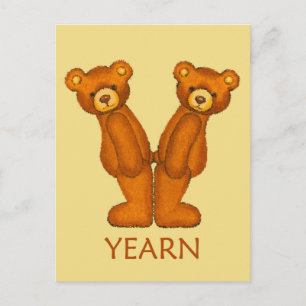 Postale Ours de la Bible ~ Ecriture de Yér ~ Carte à puce