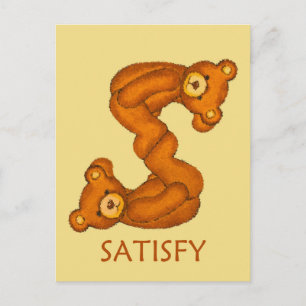 Postale Ours de la Bible ~ Écriture satisfaisante ~ Carte