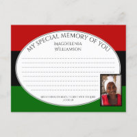 Pan African PARTAGER UN Carte photo DE MÉMOIRE