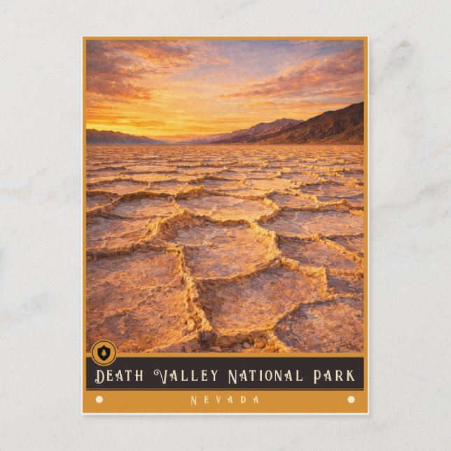 Postale Parc national de la Vallée de la Mort | Carte post (Devant)