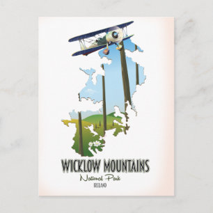 Postale parc national des montagnes de Wicklow carte Irlan