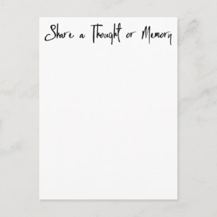 Postale Partager une carte commémorative de célébration de