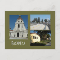 Pasadena Civic Center et Bridge 3 Photo Carte post