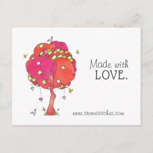 Postale Patchwork Quilted Fabriqué avec la carte de public