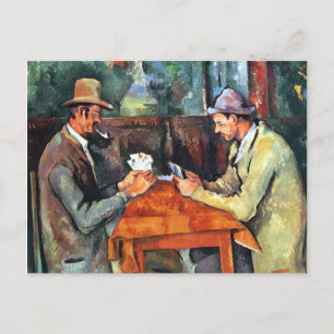 Postale Paul Cézanne, Les joueurs de carte (Carte postale)