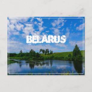 Postale Paysage naturel Paysage Lac Sky Belarus Carte post