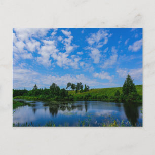 Postale Paysage naturel Paysage Lac Sky Belarus Carte post
