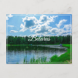 Postale Paysage naturel Paysage Lac Sky Belarus Carte post