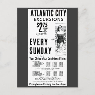 Postale Pennsylvanie Lecture Seashore Lines 1962 Carte pos