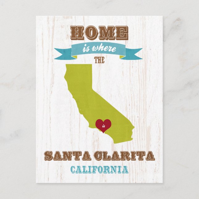Postale Père Noël Clarita, Californie Carte - Accueil Où E (Devant)