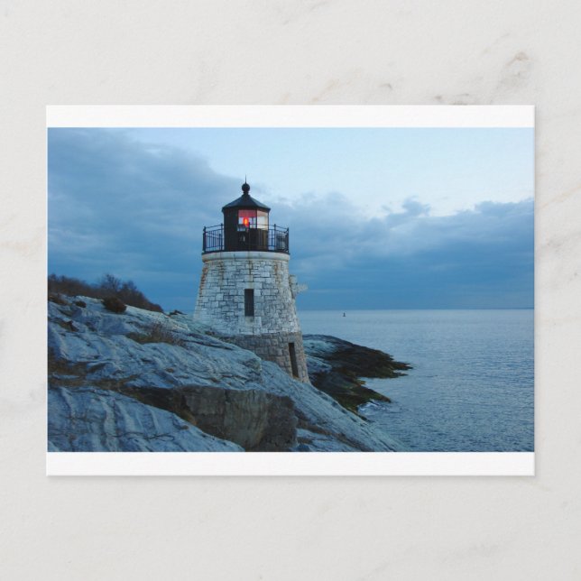 Postale Phare de Castle Hill - Newport, carte RI (Devant)