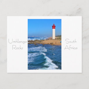 Postale Phare de Umhlanga Rocks KwaZulu-Natal Carte postal