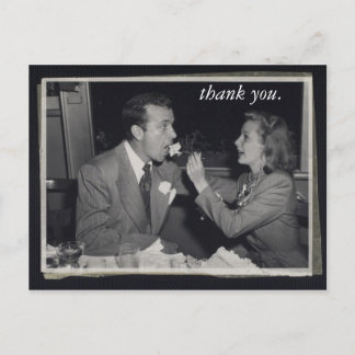 Postale Photo Carte de remerciements cadeau mariage person