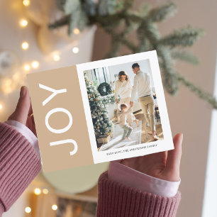 Postale Photo de Noël en famille   Carte de vœux de vacanc