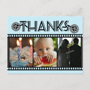 Postale Photo Reel Any Occasion Merci 3 Carte photo