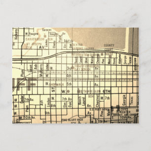 Postale Pine Bluff, AR Carte Vintage