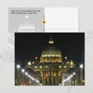 Postale Place St-Pierre. Via della Conciliazione - carte p