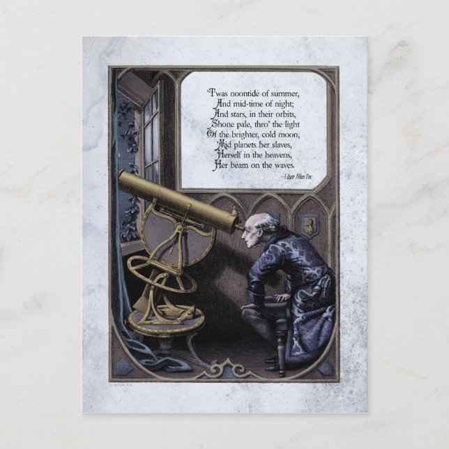 Postale Poe "Evenor Star" Steampunk Victorian Carte postal (Devant)