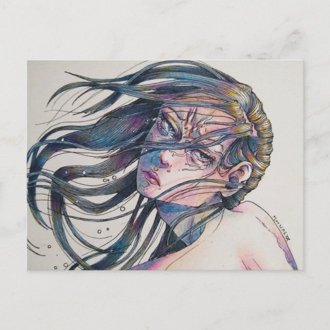 Postale Poignant Art Series 11 de 11 Taille de carte posta (Devant)