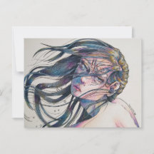 Poignant Art Series 11 de 11 Taille de carte posta