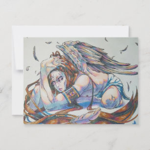 Postale Poignant Art Series 5 de 11 Taille de carte postal