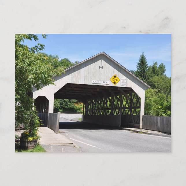 Postale Pont couvert de la gorge de Quechee - Carte postal (Devant)