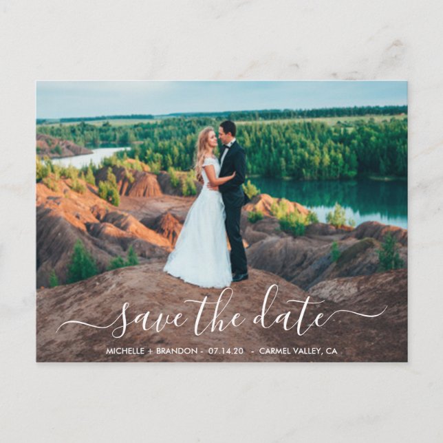 Postale Postal Moderne et élégant calligraphie Carte posta (Devant)