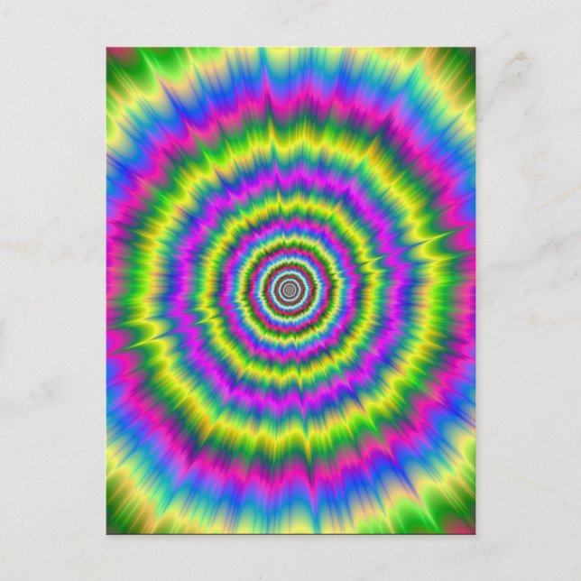 Postale Poster carte Neon Explosion (Devant)