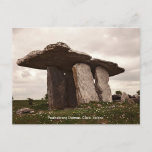 Postale Poulnabrone Dolmen Portal Tombe Irlande Carte post