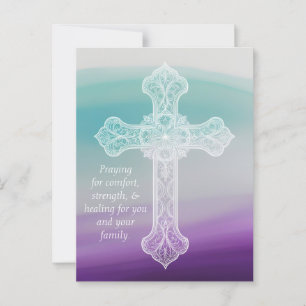 Postale Prière pour Vous - Carte de Condoléances