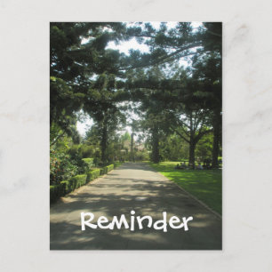 Postale Promenez-vous dans la carte de rappel du parc