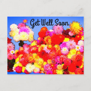 Postale Prompt rétablissement Divers Dahlia #2-2 Carte pos
