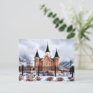 Postale Provo Utah Souvenir Centre Ville Temple Carte post