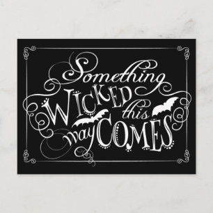 Postale Quelque Chose De Mal De Cette Façon Venait Carte P