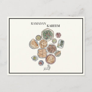 Postale Ramadan Kareem Cadeau, Carte de voeux