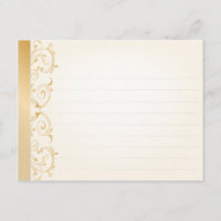 Recette mariage Carte or et argent