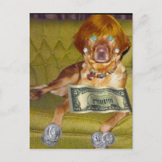 POSTALE REGARDEZ CE QUE JE FAIS POUR L'ARGENT CARTE POSTAL