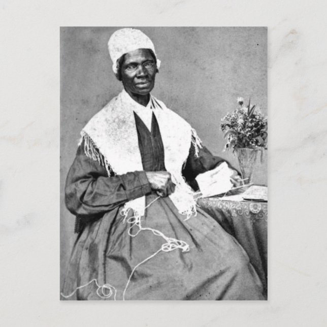 Postale Résumé Carte de visite de Sojourner Truth, 1864 (Devant)