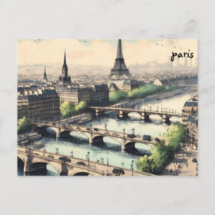 Postale rivières achètent carte Paris envoi postal de cart