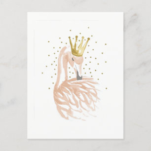 Postale rose flamand à la carte