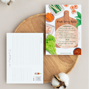 Postale Rouleaux de printemps frais vietnamiens - Carte po