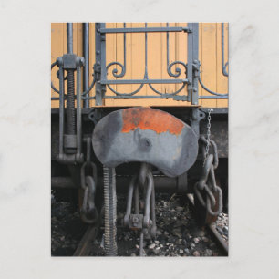 Postale Russe Buffer Vieux Train À Vapeur Le Mastrou Carte