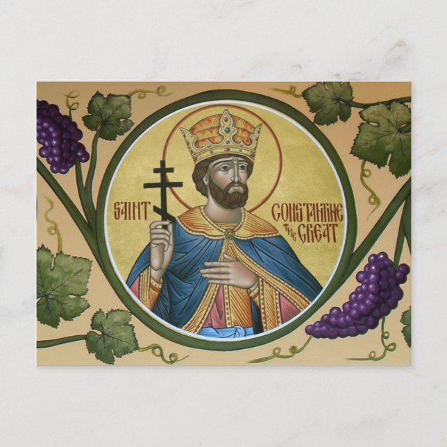Postale Saint Constantin la grande carte de prière (Devant)