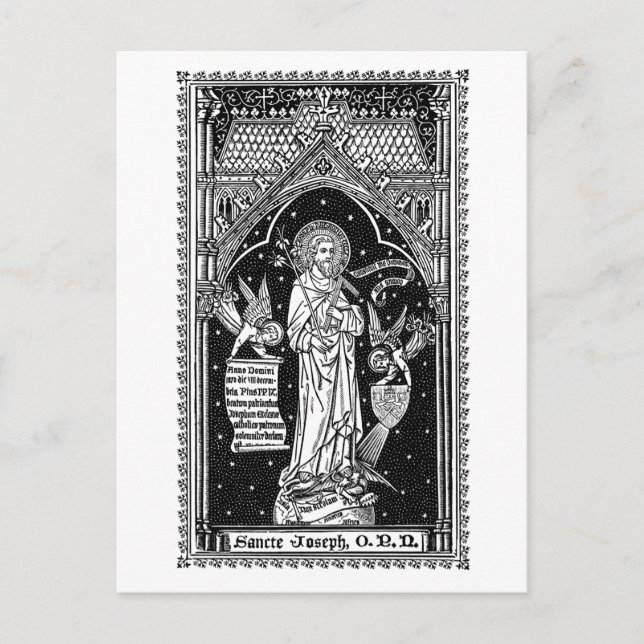 Postale Saint Joseph, Patron de l'Église (DT 01) Carte pos (Devant)