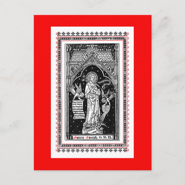 Postale Saint-Joseph, Patron de l'Église (DT 01) Carte pos (Devant)