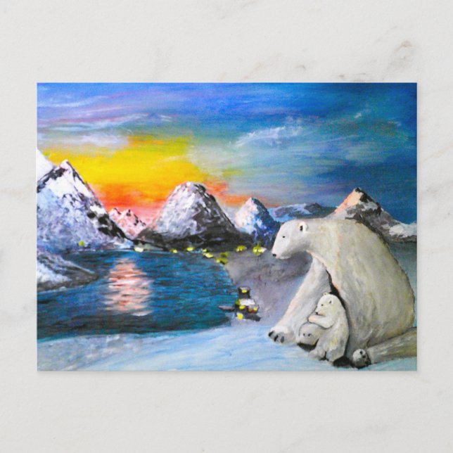Postale Salutation Carte de Noël saisonnière vide (Devant)