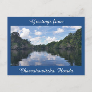 Postale Salutations de Chassahowitzka Florida carte postal
