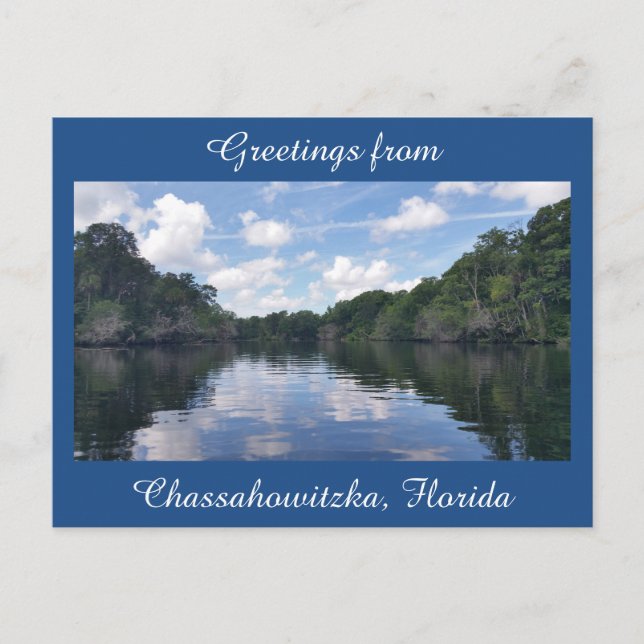 Postale Salutations de Chassahowitzka Florida carte postal (Devant)